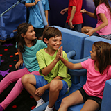 Blocks make it indoor playground fun for all