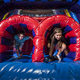 Kids having fun in our indoor playground
