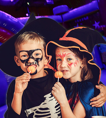 Pump It Up is one of the fun places for kids on halloween