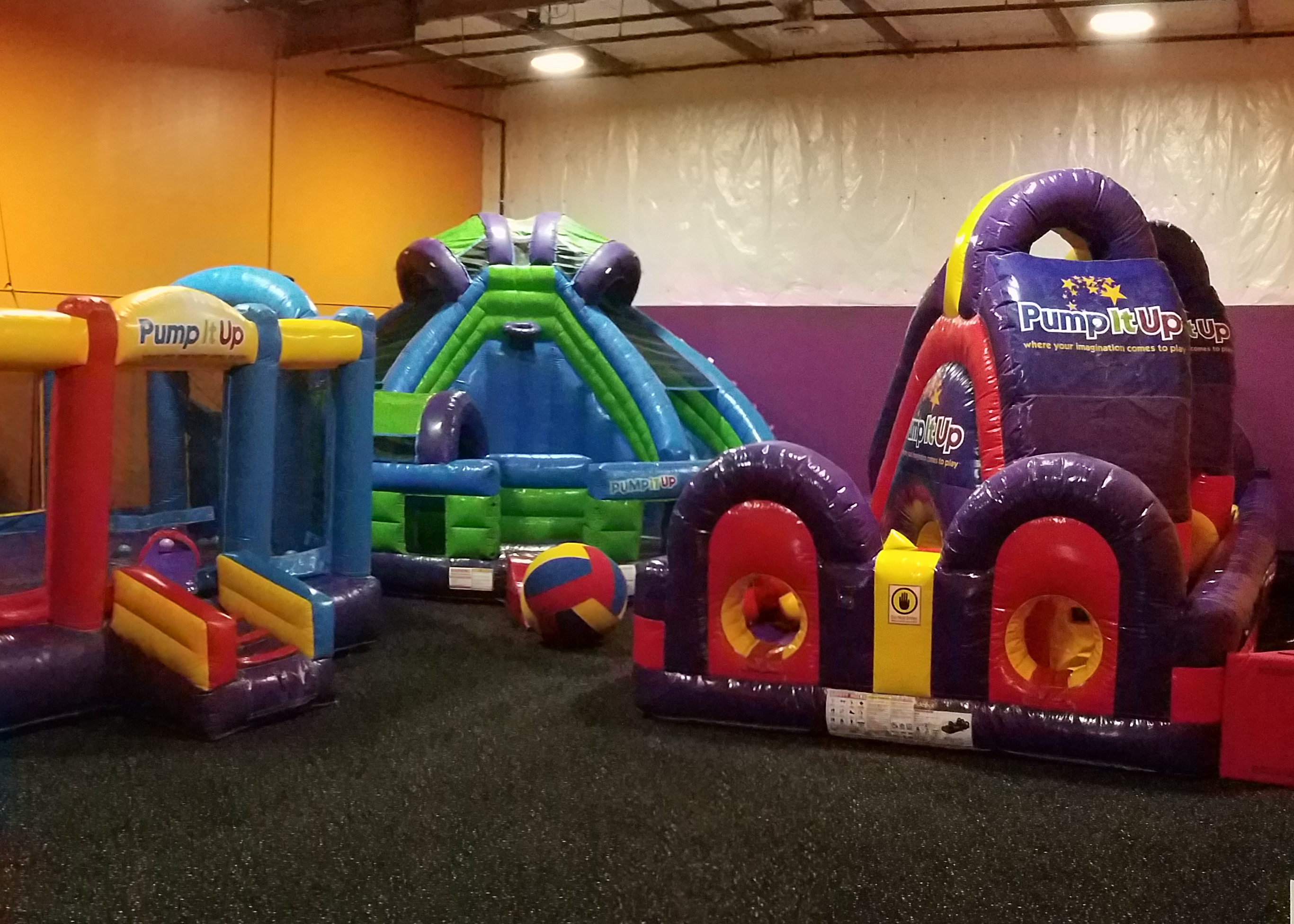 Lynnwood Arena A for private parties and lots of fun for kids on giant inflatables