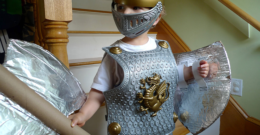 Costumes are a fun addition to any medieval party.