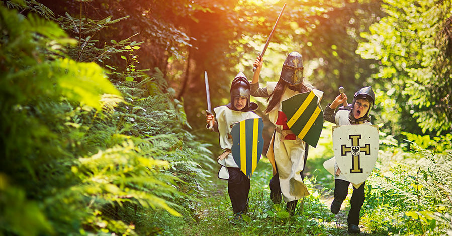 Games make any medieval party even more fun.