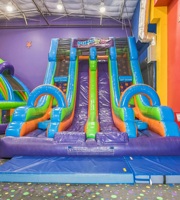 X Run Double Lane Slide