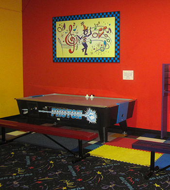 Air Hockey at Pump It Up